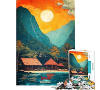 1000 Piece Jigsaws for Teenagers Java Art Poster Jigsaw for Adults Brain Teaser Game Difficult Hard Gifts for Friends And Family (Size 50x75cm)