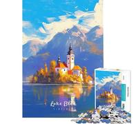 1000 Piece Jigsaws for Teenagers Lake Bled for Educational Game Challenge Toy Relaxing Games Stress Reliever Art Work Gifts (size 50x75cm)