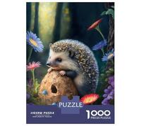 1000 Piece Jigsaws for Teenagers Little Hedgehog Adult Jigsaw Hands-on Game Difficult Challenge Gifts for Friends And Family 52x38cm/1000pcs