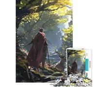 1000 Piece Jigsaws for Teenagers Magical Moment with A Deer Help The Brain Exercise For Family Fun Educational Game for Age 14+ Game (38X52cm)