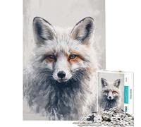 1000 Piece Jigsaws for Teenagers Majestic Fox Gaze Help The Brain Exercise For Family Fun Educational Game for Age 14+ Game (38X26cm)