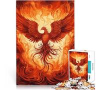 1000 Piece Jigsaws for teenagers Majestic Phoenix Rising Family Fun 38x52cm deal as gifts for the whole family for ages 14+
