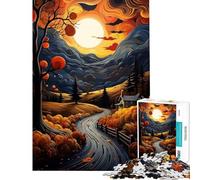 1000 Piece Jigsaws for Teenagers Nature Art Puzzles for Adults Brain Teaser Game Improve Memory Challenging To Complete (Size 38x26cm)