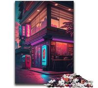 1000 Piece Jigsaws for Teenagers Night Life Difficult Challenge for Educational Game Birthday Gift 38x52cm