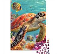1000 Piece Jigsaws for Teenagers Ocean Life Coral Reef Puzzles for Adults Hands-on Game Presents for Women Gifts for Friends And Family 38x26cm/1000pcs