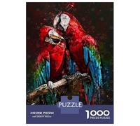1000 Piece Jigsaws for Teenagers Parrots Adult Jigsaw Hands-on Game Difficult Challenge Gifts for Friends And Family 52x38cm/1000pcs