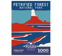1000 Piece Jigsaws for Teenagers Petrified Forest Poster Adult Jigsaw Hands-on Game Difficult Challenge Gifts for Friends And Family 52x38cm/1000pcs