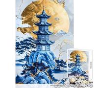 1000 Piece Jigsaws for Teenagers Porcelain Peak Palace Educational Games Birthday Present Toy Wall Decor Birthday Present, Gifts, (38x26cm)
