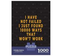 1000 Piece Jigsaws for Teenagers Puzzle 10000 Ways That Wont Work Jigsaw for Adults Relaxing Games Precision Cutting Difficult And Challenge 70x50cm/1000pcs
