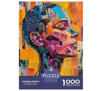 1000 Piece Jigsaws for Teenagers Puzzle Abstract Collage Art Prints Adult Jigsaw Hands-on Game Pattern Assembly for Is Ideal As A Gift 52x38cm/1000pcs