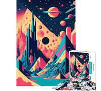 1000 Piece Jigsaws for Teenagers Puzzle Alien Planet Adult Jigsaw Hands-on Game Pattern Assembly for Is Ideal As A Gift (38x52cm)