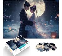 1000 Piece Jigsaws for teenagers Puzzle anime couple moonlight DIY-Spielzeug eignet sich ideal als Geschenk für die ganze Familie38x26cm