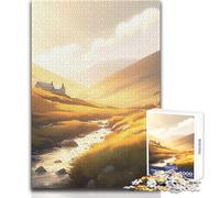 1000 Piece Jigsaws for Teenagers Puzzle Anime Style Irish Nature Educational Games Precision Cutting Anti-Stress Toys Size 50x75cm