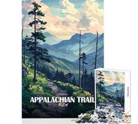 1000 Piece Jigsaws for Teenagers Puzzle Appalachian Trail USA Landscape Art Shared Interactive Home Fun Time Special Festive Idea (50x75cm)