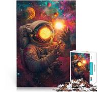 1000 Piece Jigsaws for teenagers Puzzle Astronauts see the sun Quizspiel Lustige Aktivitäten für zu Hause, Geburtstagsgeschenk, Reisegeschenk,52x38cm