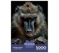 1000 Piece Jigsaws for Teenagers Puzzle Baboon Chess Puzzle for Adults Brain Teaser Game Birthday Present Parent-child Interaction 52x38cm/1000pcs