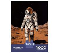 1000 Piece Jigsaws for Teenagers Puzzle Beagle Astronaut On Mars Puzzles for Adults Family Games Wall Art Difficult And Challenge 70x50cm/1000pcs