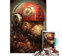 1000 Piece Jigsaws for Teenagers Puzzle Biomechanical Bear Teenager Puzzles Fun Games Analysis And Logic Unique Gifts for Birthday And Christmas (Size 38x26cm)