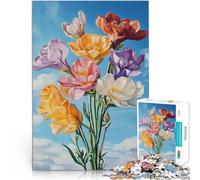 1000 Piece Jigsaws for teenagers Puzzle Bloom in Freesia Lernspiele Heimdekoration Geburtstagsgeschenk, Geschenke, Wandkunst38x26cm