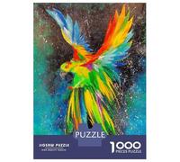 1000 Piece Jigsaws for Teenagers Puzzle Bright Parrot Adult Jigsaw Hands-on Game Pattern Assembly for Is Ideal As A Gift 70x50cm/1000pcs