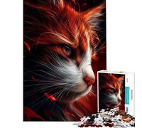 1000 Piece Jigsaws for Teenagers Puzzle Cat My Funny Friend Help The Brain Exercise Difficult Challenge Relax Games for Ages 14 And over (50x75cm)