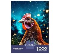 1000 Piece Jigsaws for Teenagers Puzzle Chicken Lights Puzzles for Adults Family Games Wall Art Difficult And Challenge 70x50cm/1000pcs