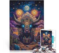 1000 Piece Jigsaws for teenagers Puzzle Colored yak DIY Toys 50x75cm for is ideal as a gift for the whole family for and 14 Years old
