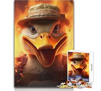 1000 Piece Jigsaws for Teenagers Puzzle Comedy in Duck Form Educational Games Precision Cutting Anti-Stress Toys Size 38x26cm