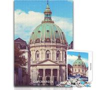 1000 Piece Jigsaws for Teenagers Puzzle Copenhagen Educational Family Game Difficult Challenge Funny Gift Size 38x52cm