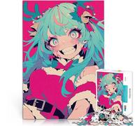 1000 Piece Jigsaws for teenagers Puzzle Creepy Christmas Anime Girl Schwierig Schwer Lernspiel für Geburtstag, Weihnachten38x52cm