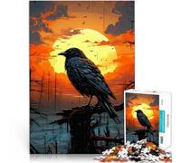 1000 Piece Jigsaws for teenagers Puzzle crow Interessante Stressreduzierung eignet sich ideal als Geschenk für die ganze Familie52x38cm