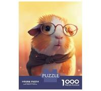 1000 Piece Jigsaws for Teenagers Puzzle Cute Guinea Pig Read Puzzles for Adults Toy Wall Decor Perfect Decoration Difficult And Challenge 70x50cm/1000pcs