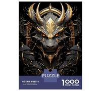 1000 Piece Jigsaws for Teenagers Puzzle Devil Golden King Dragon Jigsaw for Adults Relaxing Games Precision Cutting Difficult And Challenge 52x38cm/1000pcs