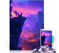 1000 Piece Jigsaws for teenagers Puzzle Dragon Overlooking City Lustige Spiele Die Liebe zwischen Paaren stärken52x38cm