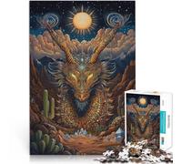 1000 Piece Jigsaws for teenagers Puzzle Dragon Totem Stressabbau Staycation Zeit totschlagen Geschenk zum Geburtstag52x38cm