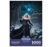 1000 Piece Jigsaws for Teenagers Puzzle Draped in Shadow Goddess Morana Puzzles for Adults Toy Wall Decor Perfect Decoration Difficult And Challenge 70x50cm/1000pcs
