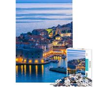 1000 Piece Jigsaws for Teenagers Puzzle Dubrovnik Puzzle for Adults Hands-on Game Staycation Kill Time for Is Ideal As A Gifts (Size 38x26cm)