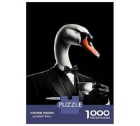 1000 Piece Jigsaws for Teenagers Puzzle Duck And Coffee Jigsaw for Adults Relaxing Games Precision Cutting Difficult And Challenge 38x26cm/1000pcs