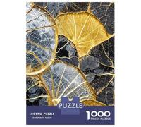 1000 Piece Jigsaws for Teenagers Puzzle Elegant Leaf Patterns Jigsaw for Adults Relaxing Games Precision Cutting Difficult And Challenge 52x38cm/1000pcs