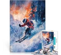 1000 Piece Jigsaws for teenagers Puzzle Epic Downhill Descent Lernspielzeug denn eignet sich ideal als Geschenk für die ganze Familie38x26cm
