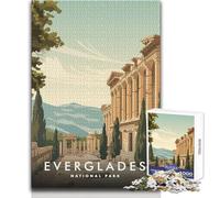 1000 Piece Jigsaws for Teenagers Puzzle Everglades National Park Poster Educational Family Game Difficult Challenge Funny Gift Size 50x75cm