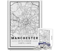 1000 Piece Jigsaws for Teenagers Puzzle Explore Manchester Educational Family Game Difficult Challenge Funny Gift Size 50x75cm