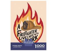 1000 Piece Jigsaws for Teenagers Puzzle Firefighter Spark Adult Jigsaw Hands-on Game But Fun And Humorous Parent-child Interaction 52x38cm/1000pcs