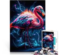 1000 Piece Jigsaws for teenagers Puzzle Flamingo Spielzeug Lernspiele Stressabbau Verbessern Sie das Gedächtnis38x26cm