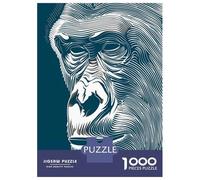 1000 Piece Jigsaws for Teenagers Puzzle Gorilla Adult Puzzles Relaxing Games But Fun And Humorous for Is Ideal As A Gift 38x26cm/1000pcs