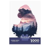 1000 Piece Jigsaws for Teenagers Puzzle Gorilla Mountain Sunset Jigsaw for Adults Relaxing Games Precision Cutting Difficult And Challenge 70x50cm/1000pcs