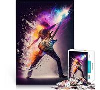 1000 Piece Jigsaws for teenagers Puzzle Guitarist Music Energy Entspannungsspiele Geburtstagsgeschenk, Geschenke, Wandkunst75x50cm