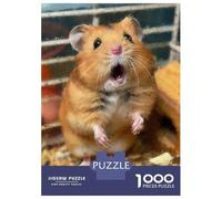 1000 Piece Jigsaws for Teenagers Puzzle Hamster Meme Jigsaw for Adults Relaxing Games Precision Cutting Difficult And Challenge 52x38cm/1000pcs