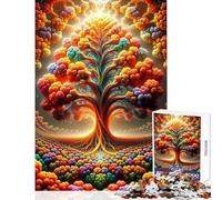 1000 Piece Jigsaws for Teenagers Puzzle Harmony in The Orchard Hands-on Game Learning Educational Home Decoration Toys Decompressing Intellectual (38x26cm)