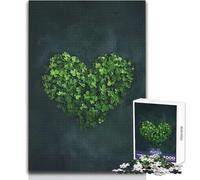 1000 Piece Jigsaws for Teenagers Puzzle Heart St Patricks Day Educational Games Precision Cutting Anti-Stress Toys Size 50x75cm